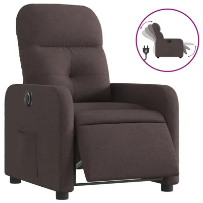 Produktbild von Relaxsessel Elektrisch Dunkelbraun Stoff