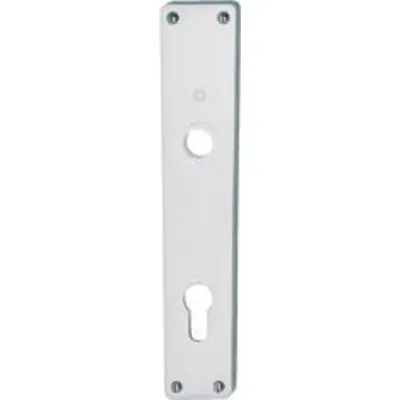Produktbild von Hoppe Haustür-Langschild, PZ, E92, RH7, ALU, 202H, London, eckig, F1