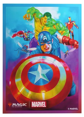 Produktbild von Gamegenic, Magic: The Gathering – Marvel Super Heroes Premium Art Sleeves