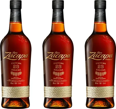 Produktbild von Ron Zacapa Centenario 23 Sistema Solera, 3er, Rum, Guatemala, Alkohol, Alkoholgetränk, Flasche, 40%, 700 ml, 703159