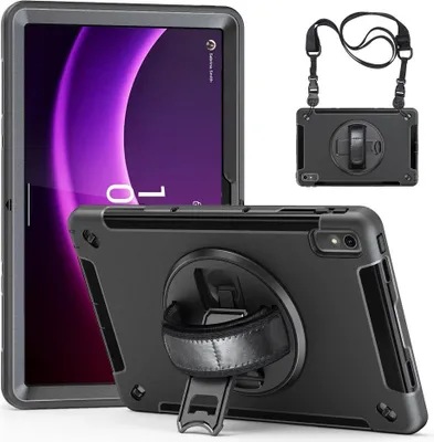 Produktbild von Lenovo Tab P11 Gen 2 Hülle - Heavy Duty Case mit Schultergürtel - Schwarz