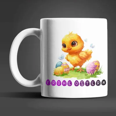 Produktbild von Ostern Küken Ostereier Keramik Kaffeetasse Teetasse Tasse Geschenke