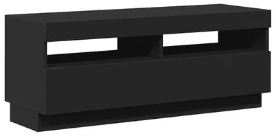 Produktbild von vidaXL TV-Schrank mit LED-Leuchten Schwarz 100x35x40 cm