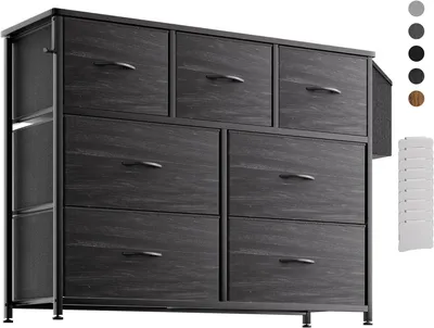 Obrázek produktu pro Úložný box na oblečení s 7 velkými přihrádkami, úsporný design, 1 kus, vhodný do ložnice