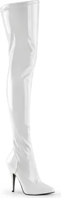 Produktbild von SEDUCE-3000 Damen Boots von Pleaser, Weiß  , EU 43, US 13