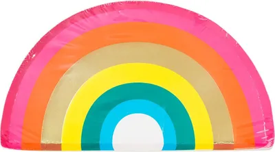 Produktbild von Talking Tables - Regenbogen Teller - Papierteller 12 Stück