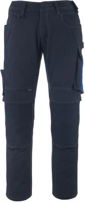Produktbild von MASCOT® Erlangen Hose Größe 82C68, schwarzblau/kornblau | Packung (1 Stück)