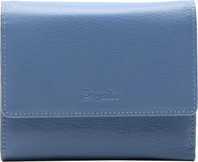 Produktbild von Esquire Leder Geldbörse Viktoria Flap Wallet Dove Blue hellblau