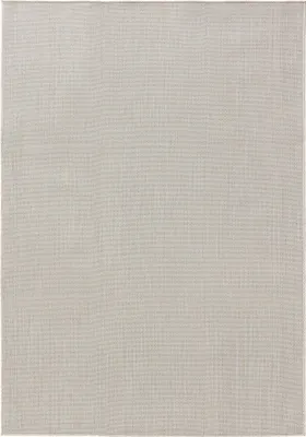 Image de benuta tapis intérieur & extérieur Lou Blanc 140x200 cm tapis de salon tapis d’extérieur rectangulaire motif moderne poil ras scandinave
