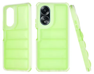 Produktbild von Techsuit Wave Shield Back Cover Hülle für Oppo A58 4G - Grün