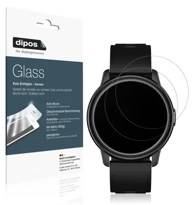 Obrázok produktu pre 2x ochranná fólia pre Cillso 1,3" smartwatch matná - anti-shock 9H fólia dipos Glass plastové sklo