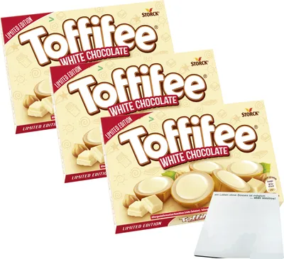 Produktbild von Toffifee White Chocolate Office Pack (3x125g Packung) + usy Block
