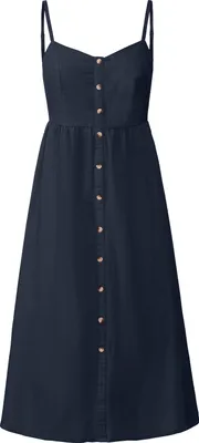 Produktbild von LASCANA Sommerkleid aus Leinenmix mit Baumwolle marine Größe 46