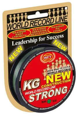 Produktbild von WFT 0,64mm 109kg Strong Green - 250m geflochtene Angelschnur