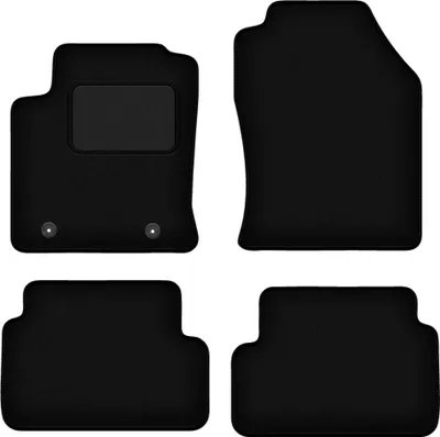 Image de Tapis en velours noir pour : Ford Focus MK1 (avant restylage) berline, break (1998-2001)