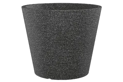 Produktbild von SCHEURICH Pflanztopf Coneo Kunststoff Ø40cm schwarz/granit