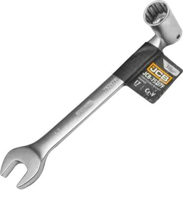 Zdjęcie produktu dla JCB | Klucz nasadowy 17mm, z przegubem, klucz oczkowy