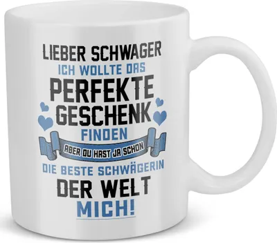 Produktbild von 22Feels Schwager Geschenk Hochzeit Männer Tasse Weihnachten Geburtstag Haferl Kaffeetasse Herrentag Geschenkidee