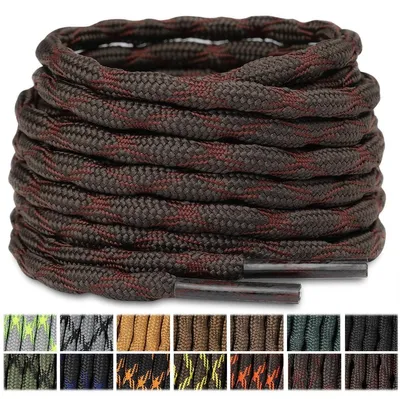Productafbeelding van Ronde schoenveters wandelschoenen - 5 lengtes - 5,5 mm - 2 paar - 15 kleuren