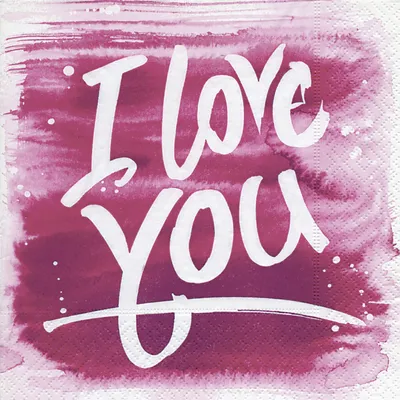 Produktbild von Paper+Design 210203 Lunchservietten Liebe - 33 x 33 cm, 20 Stück