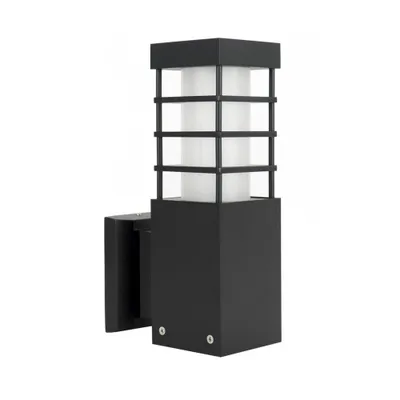 Immagine prodotto di Lampada da parete in alluminio per esterni 1xE27 nero IP54 SU-MA RADO RADO II K BL