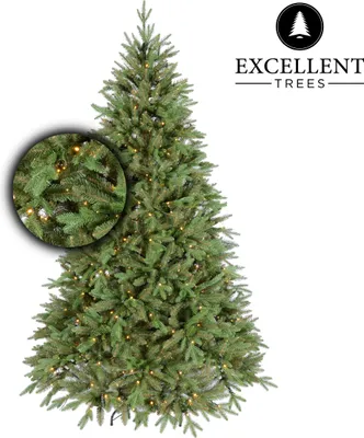 Produktbild von Künstlicher Weihnachtsbaum Tannenbaum Christbaum grün Excellent Trees LED Ulvik 210 cm mit Beleuchtung, 500 Lämpchen beleuchtet