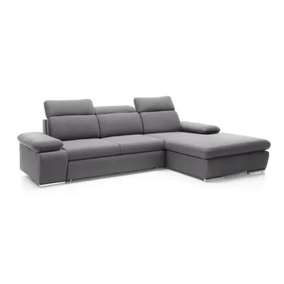 Produktbild von IDOHOME-Gepolstertes Ecksofa PABLO mit verstellbarer Kopfstütze Rechts