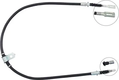 Produktbild von A.B.S. Handbremsseil Seilzug Feststellbremse für NISSAN Cabstar (F24M, F24W) Hinten Links K16113