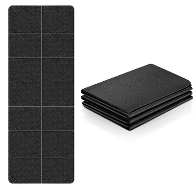 Productafbeelding van Yogamat, opvouwbaar, 4 mm dik, antislip, TPE-yogamat voor yoga, pilates en fitness