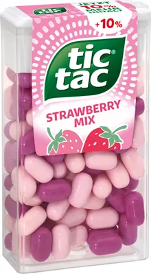 Produktbild von Open Food 8000500167045, Palmöl, 54 g, D, e162, e296, e330, e334, e414, e903, Strawberry, E296, Lemon Juice, E414, E330, Juice, Starch, Fruit Juice, Maltodextrin, Glazing..., 1676 kJ