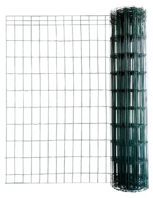 Produktbild von EURO-Gartenzaun, PVC-beschichtet, auf Rolle 1m x 25 m, in grün