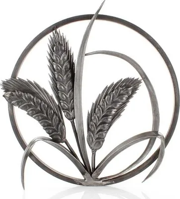 Immagine prodotto di LogistSystem - Ferri battuti Ornamento in ferro battuto 385x385mm - ad es. come elemento per inferriate - ringhiere - recinzioni - cancelli - rosoni - grate 13.252