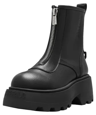 Produktbild von Buffalo Damen Elegante Stiefelette Phantom Front Zip PD00018430 Schwarz