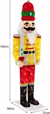 Image de Figurine lumineuse Casse-Noisette CM24284DE, 166 cm