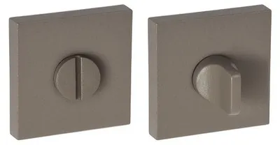 Produktbild von GAMET PLT26-WCK-L61 Rosette WC-Schloss quadratisch schieferbraun