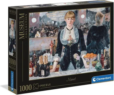 Obrázek produktu pro Museum Collection: Manet - Bar in den Folies Bergère (1000 Teile) - Clementoni 39661 - (Spielwaren / Puzzle)