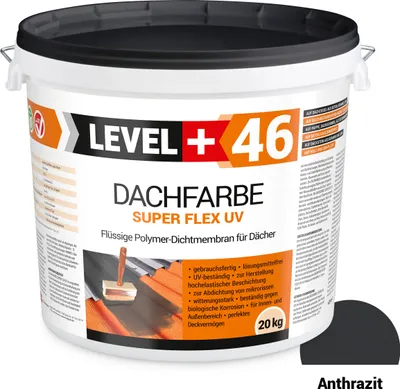Produktbild von Flexibilná farba na strechy 20 kg Antracitová tekutá strešná fólia Level+46