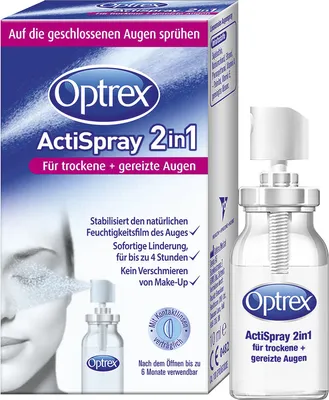 Produktbild von Optrex Actispray 2in1 f.trockene+gereizte Augen 10 ml