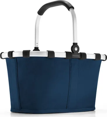 Produktbild von reisenthel carrybag XS, Einkaufskorb, Korb, Picknickkorb, Tragetasche, Polyestergewebe, Dark Blue, 5 L, BN4059