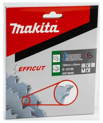 Produktbild von Makita E-12136 Kreissägeblatt 136 x 20 mm Zähneanzahl 45 1 St.