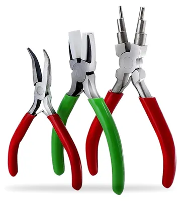 Produktbild von Schmuckzangen Set, 3-teilig für Schmuckherstellung und -reparatur