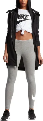 Produktbild von Nike Leggings Damen lang, Farbe:Grau, Größe:XL