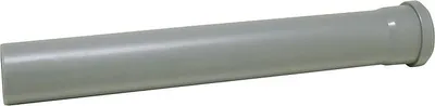 Produktbild von HT Rohr Ø 110 x 250 mm, mit einseitiger Steckmuffe und Gummidichtung