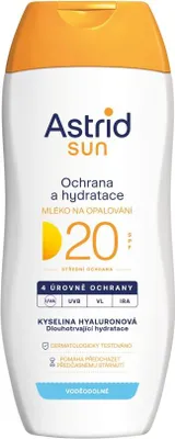 Obrázek produktu pro Astrid - Sun Moisturizing Suncare Milk SPF20 - Hydratační mléko na opalování 200ml