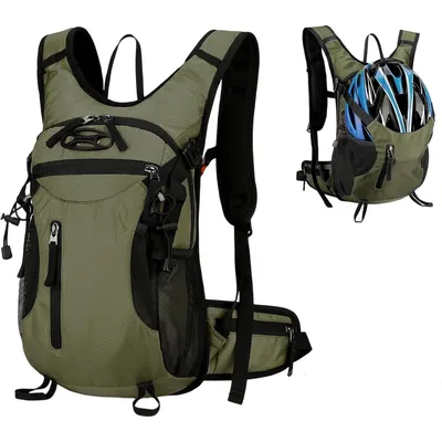 Produktbild von Wasserdichter Fahrradrucksack 15L Leichter Rucksack für Sport Abenteuer Radfahren Wandern & Camping