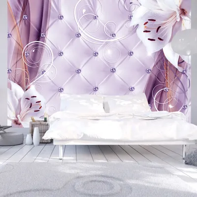 Produktbild von Basera Selbstklebende Fototapete Lilienmotiv b-A-0233-a-d, mit UV-Schutz, 343x245 cm