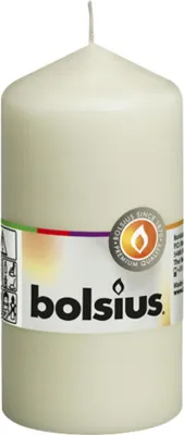 Zdjęcie produktu dla BOLSIUS Stumpenkerze 12x5,8cm elfenbein