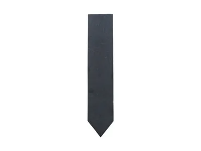 A single black plant marker with a pointed end, isolated on a white background.