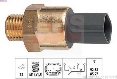 Image de Commutateur de température EPS, ventilateur de radiateur