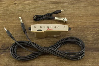 Immagine prodotto di Microfono a clip per chitarra acustica - Pickup per chitarra - Elemento captatore per chitarra acustica - Pickup per foro di risonanza